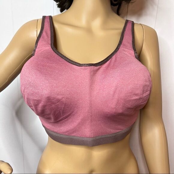 WACOAL 855229 Full Coverage Underwire Sports Bra Heather Pink Brown 38G - Picture 1 of 5